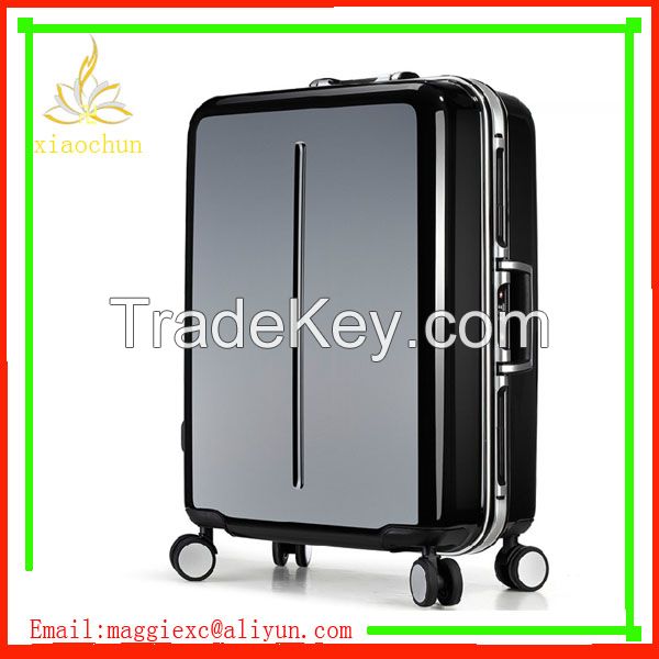 Best printing ABS PC hard shell 4 wheels Trolley Luggage