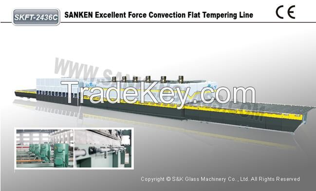 LNEA DE TEMPLADO DE VIDRIO HORIZONTAL DE CONVENCCIÃ“N FORZADA (Up Force Convection Horizontal Glass Tempering Line)