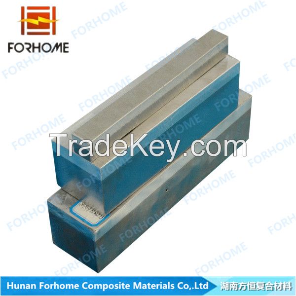 Clad metal Aluminum Alloyed Pure AluminumSteel Structure Transition Joint for shipbuilding, ship repair