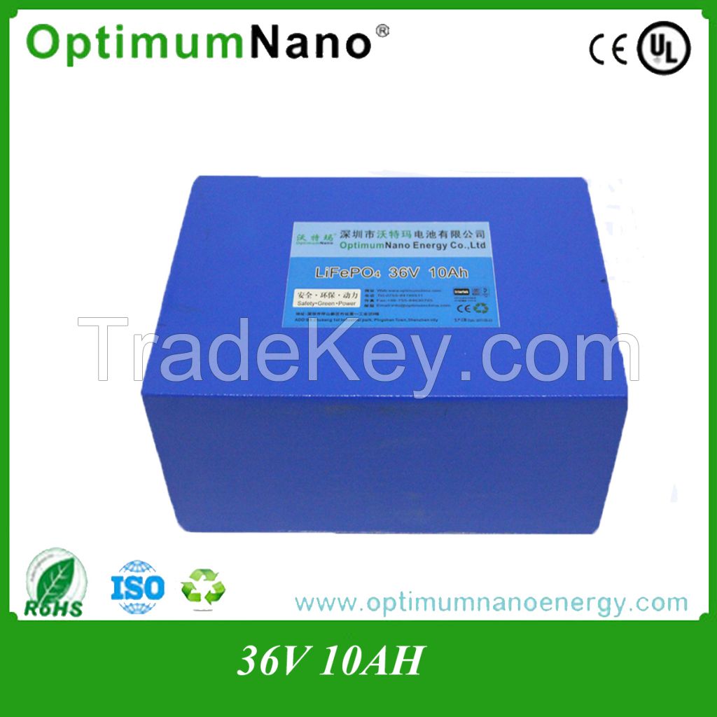 Facotry price 36v series lithium ion battery 