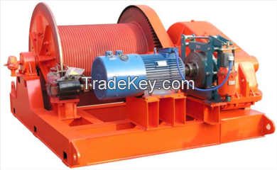 Safety Pulling doube Drum electric winch 3 ton