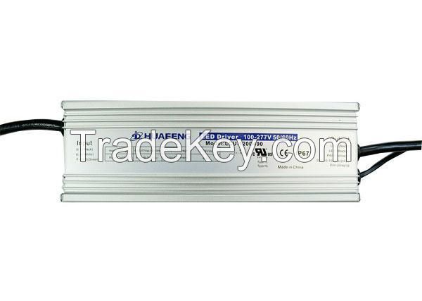 120W constant current 2450mA dimming led driver outdoor