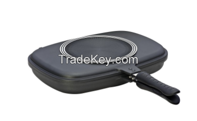 Square Double Fry Pan