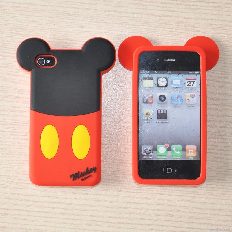 2014 New design   fruit  silicon case for iphone 5 For Victoria secret