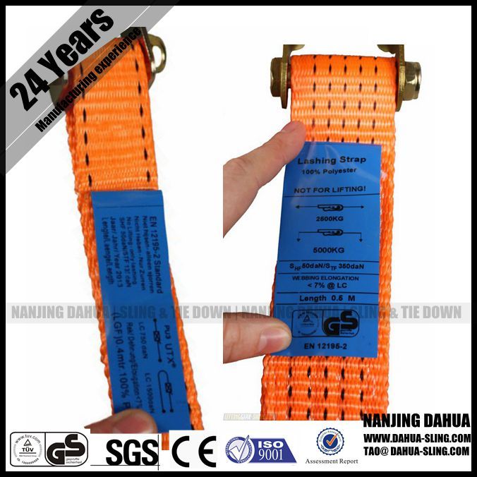 4'' ratchet cargo lashing Factory ISO