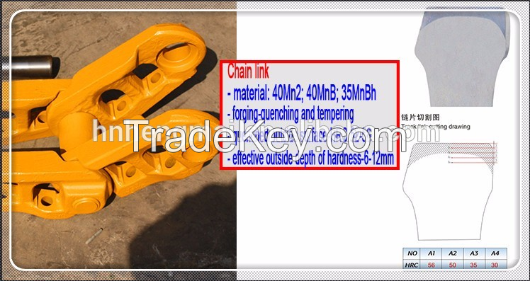 Track Chain for Bauer / Sany / XCMG / Soilmec / IMT/ Zoomlion / Sunward Rotary Drilling Rig