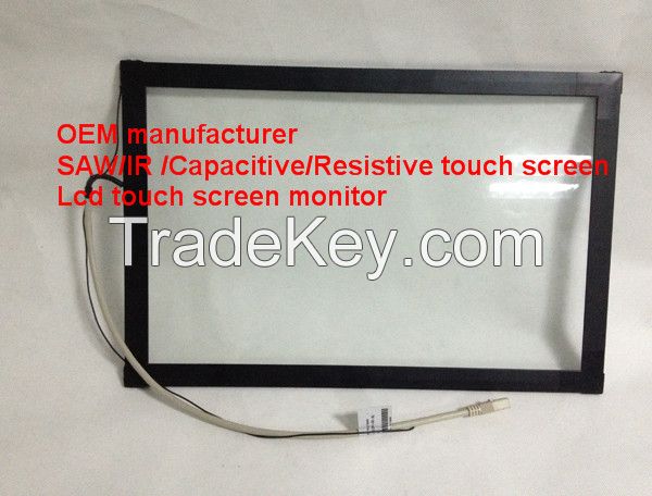 (8-32'') 8.4 inchPlastic frame dustproof   SAW TouchScreen