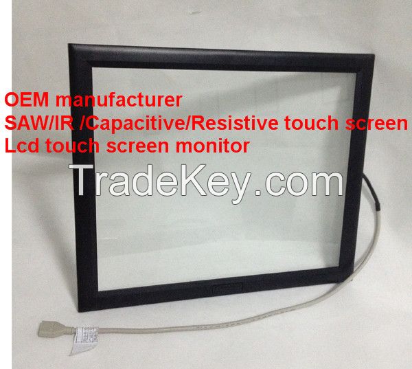 (8-32'') 8.4 inchPlastic frame dustproof   SAW TouchScreen