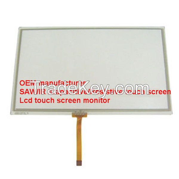 (7-65'') 7 inch  10  touch points  projected capacitive touch screen