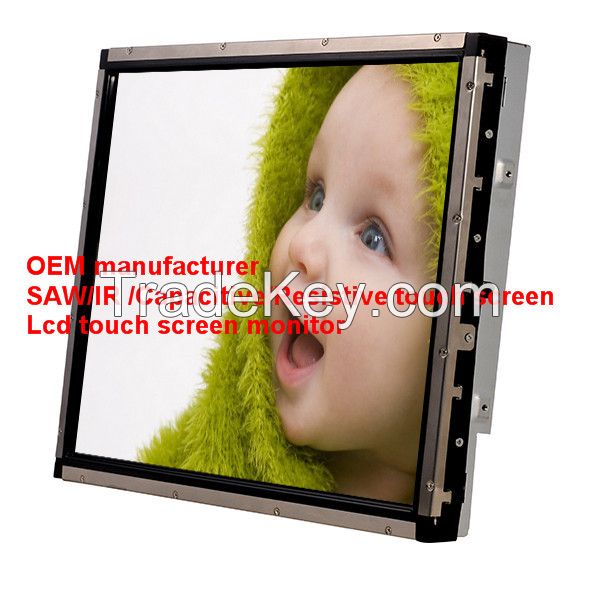 (8-55'') 19 inch kiosk, gaming, office, hotle, KTV touch screen monitor