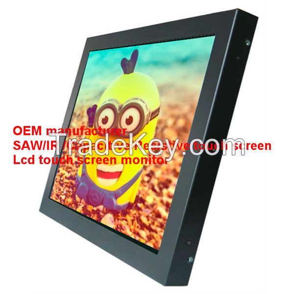 (8-55'') 19 inch kiosk, gaming, office, hotle, KTV touch screen monitor
