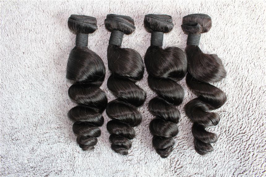 virgin human hair weaves loose wave