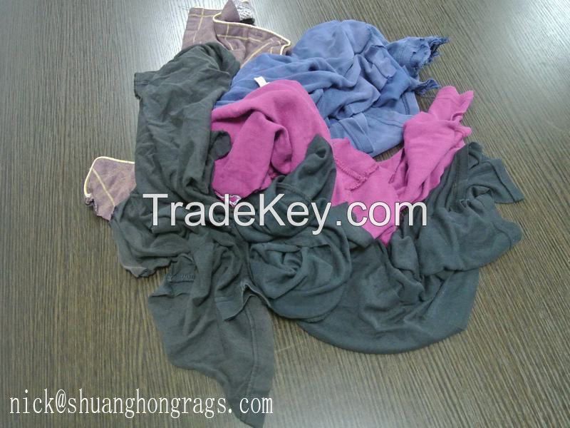 dark second-hand cloth 100% cotton rags
