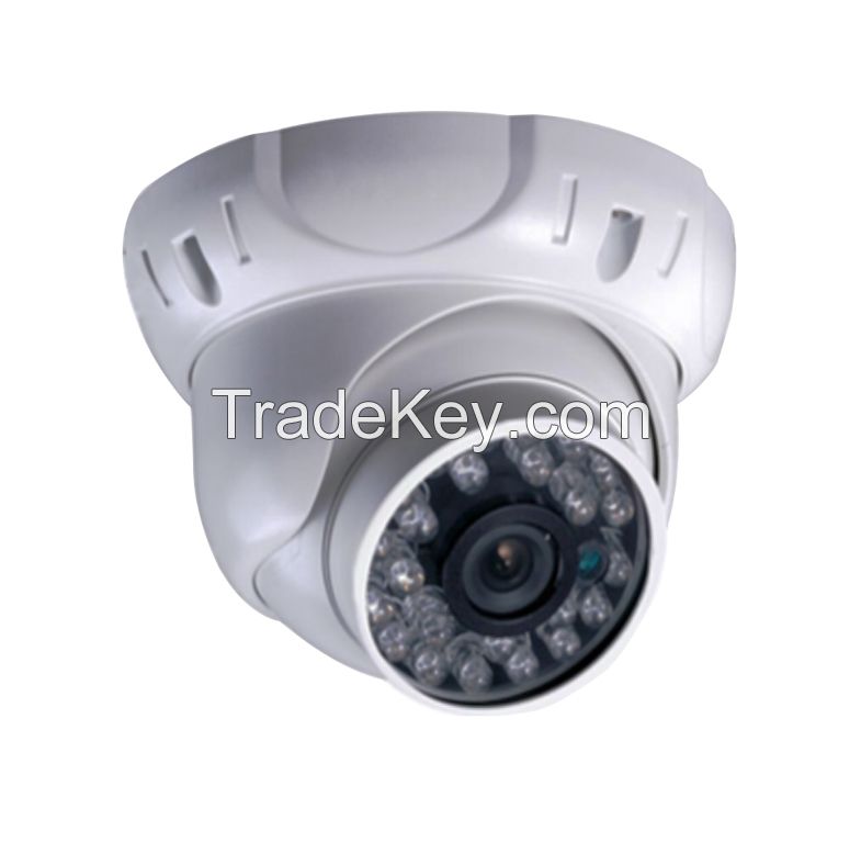 New Technology POE HD 960P realtime Vandalproof fixed lens H.264 IR Dome P2P OEM Network ONVIF IP camera
