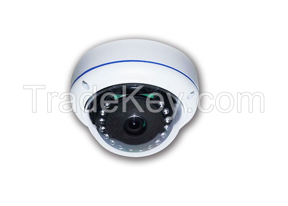 Vandalproof fixed lens Professional HD 1080P & ONVIF P2P OEM  IR Night Vision Dome IP camera