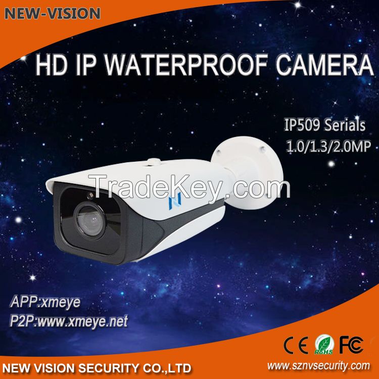 New Vision Varifocal Waterproof IP66 H.264 720P ONVIF Dot IR POE P2P New Technology IP camera