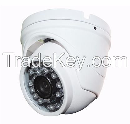 Vandalproof Fixed lens High Definition 3.0MP TVI/CVI/AHD/ 960H  Low illumination Metal Dome Camera China Manufacturer