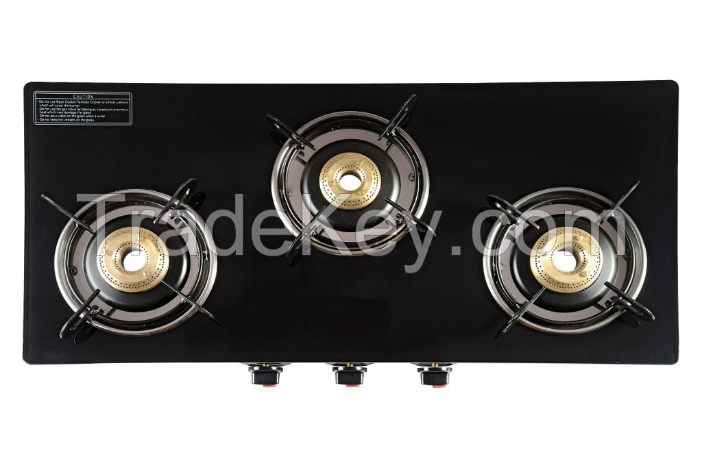 LPG GAS STOVES - GLASS TOP