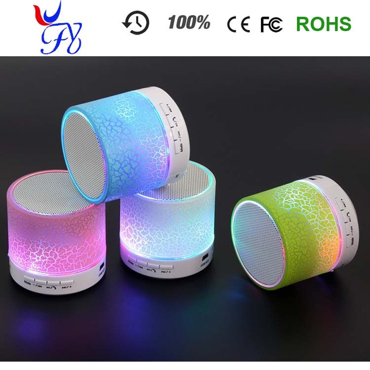 Wholesale Mini LED Light Bluetooth Speaker With CE Rohs FCC