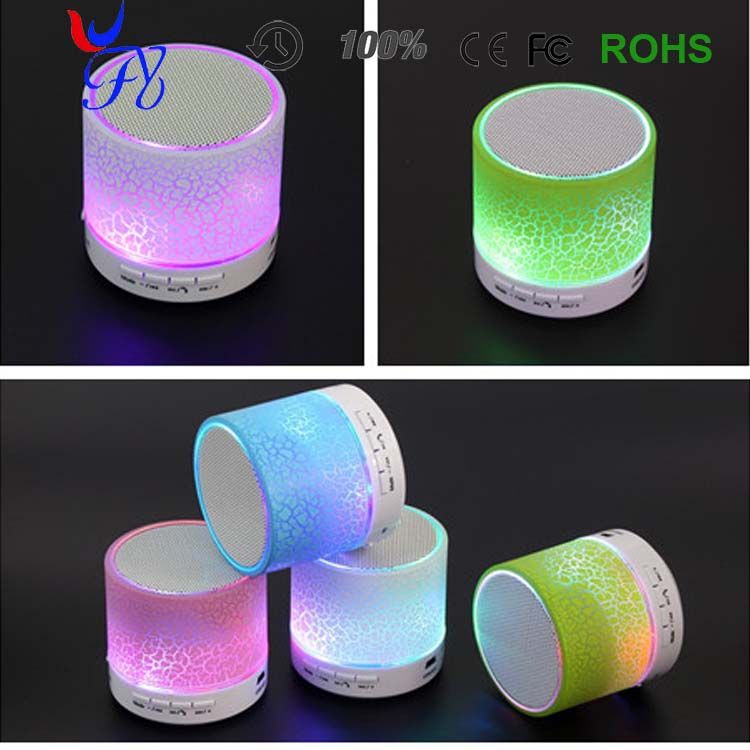 Wholesale Mini LED Light Bluetooth Speaker With CE Rohs FCC