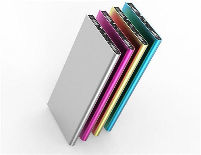 Portable Aluminum Custom Logo 8000mAh Power Bank Charger