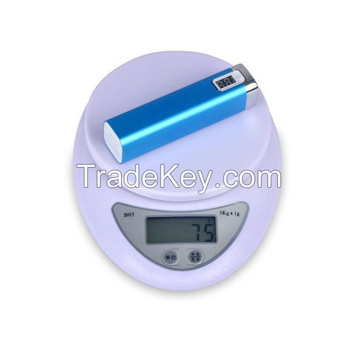 Customized logo battery indicator power bank 2600 mah