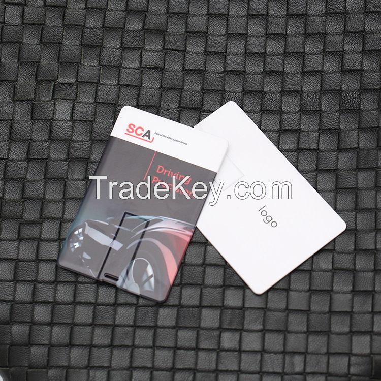Best Price Card Shaped USB Flash Drive Double Side Logo Printing Custom Pen Drive