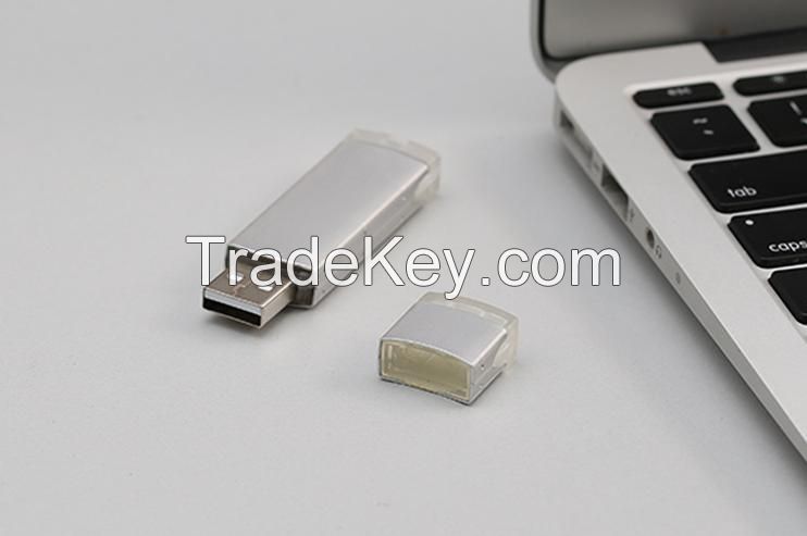 promotional gift metal usb flash drive silver pendrive 8gb usb pen drive 8gb