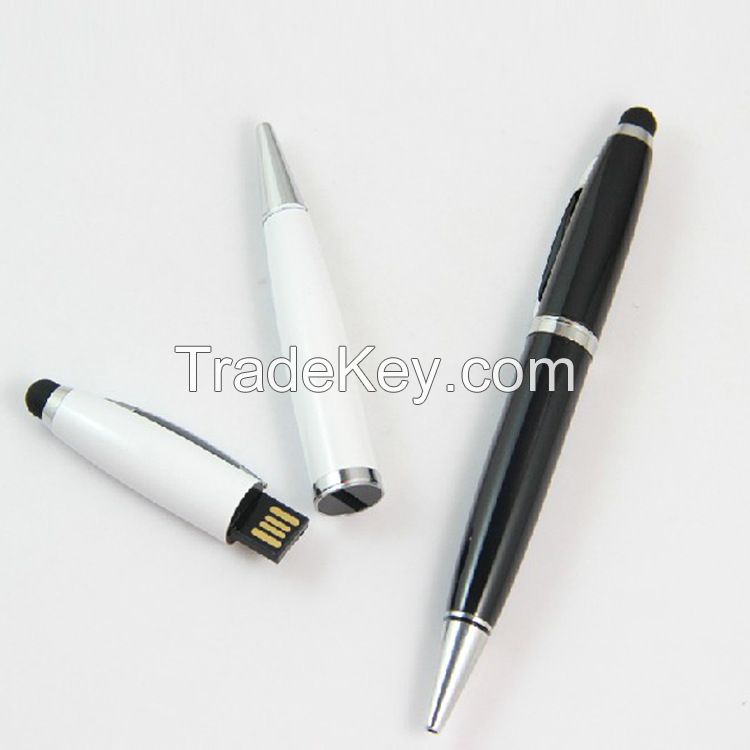 Metal Pen Shape Touch Screen Usb Flash Drive