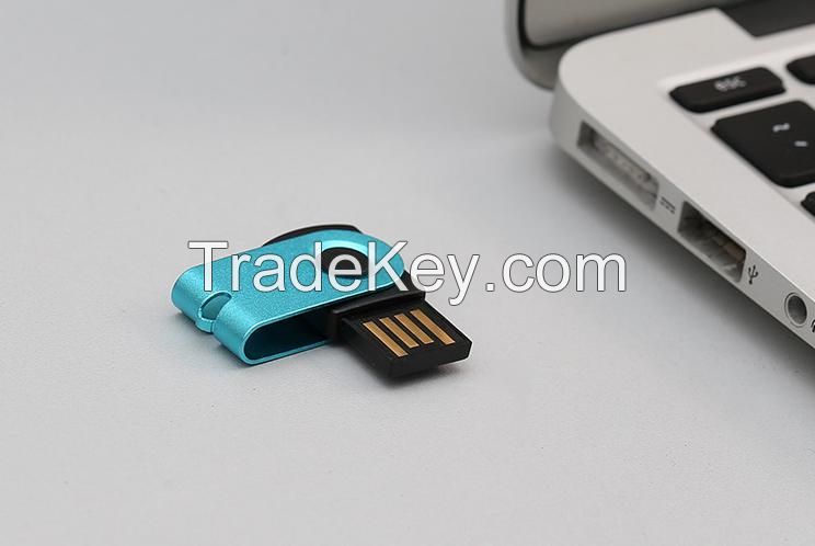 Factory price mini swivel metal usb flash drive 8.0 for dubai