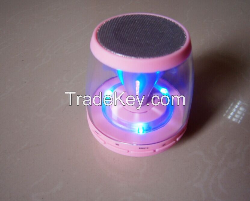 Factory Wholesale Price Portable Mini Bluetooth Speaker with led light