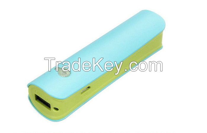 Hot selling rohs Miller Mixed 2600mah portable power bank for Smartphone