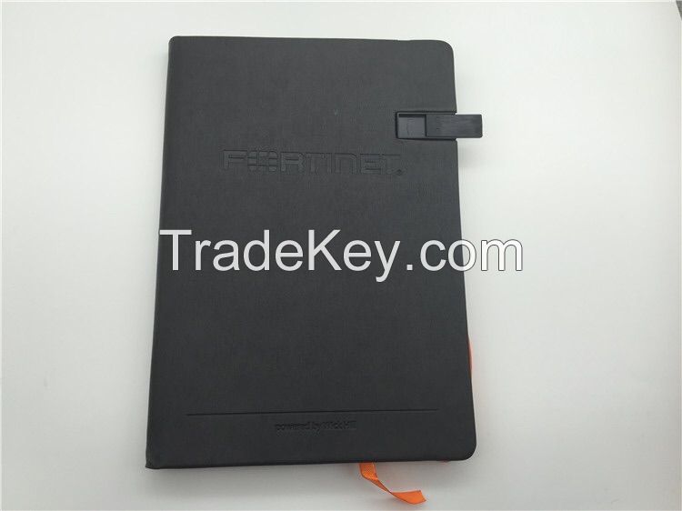 Promotional gift notebook usb flash drive with full color printing