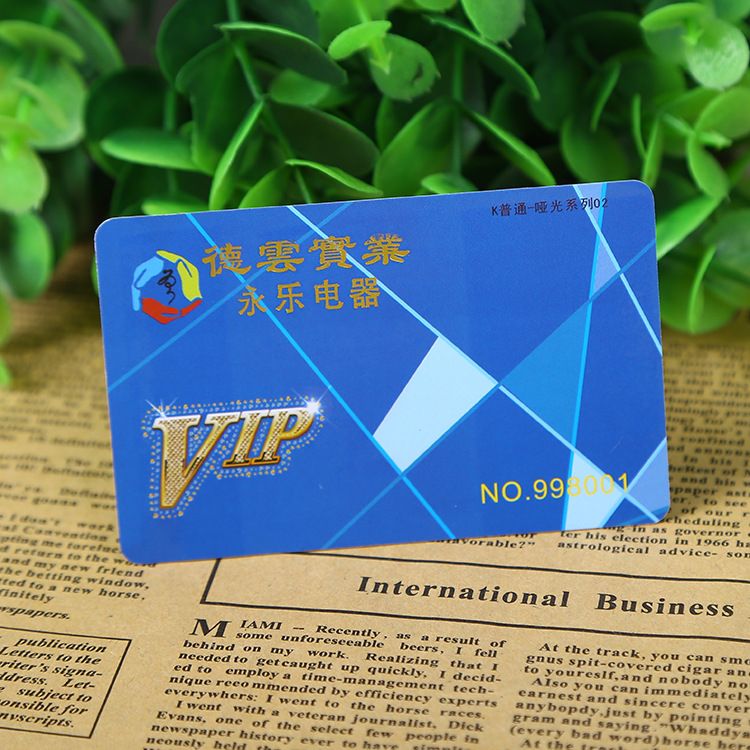 Custom design plastic contact blank 4k chip smart card