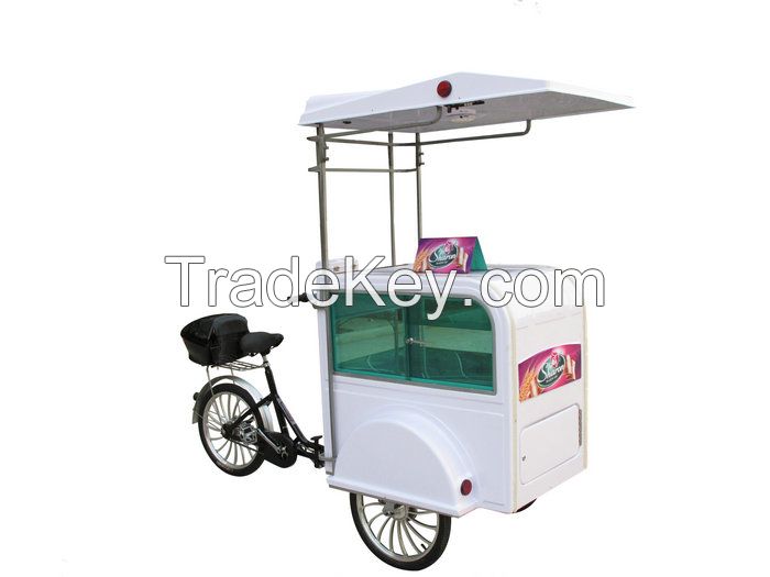 front box seat back tricycle cargo bike icecream vendor vehicle