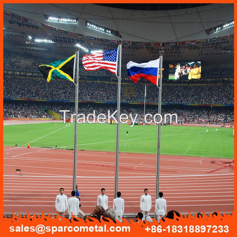 china supplier indoor stadium electric flag pole