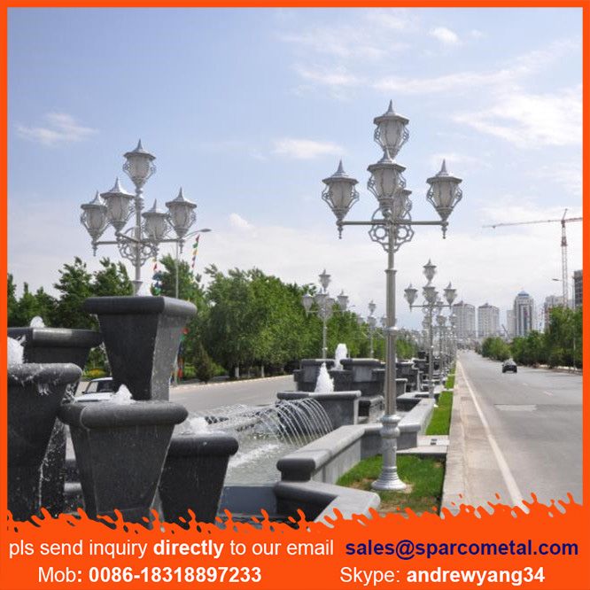 china supplier high quality aluminium lamp post