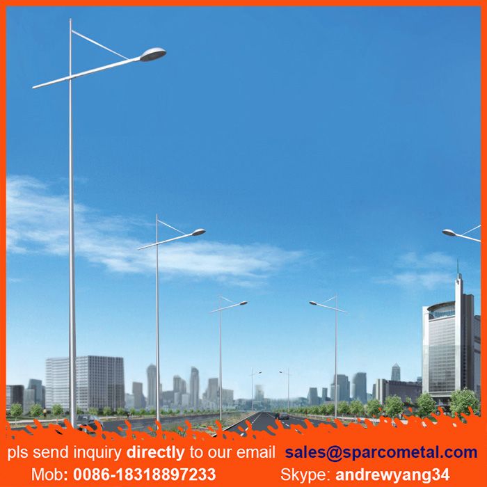 commercial metal custom solar pole light