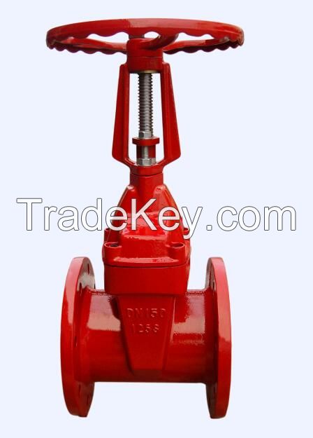 Soft seated DIN3352 Resilient gate valve