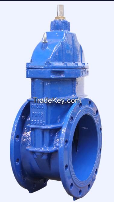 Soft seated DIN3352 Resilient gate valve