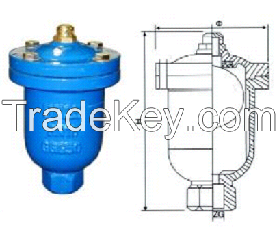 Thread & flanged Single ball air release valve