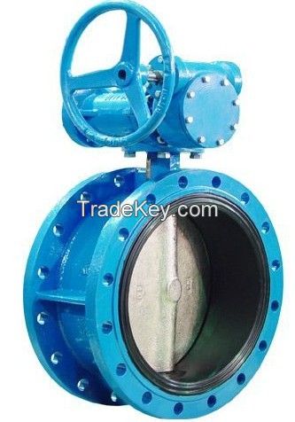 Wafer type butterfly valve / lever gearbox butterfly valve