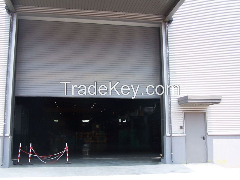 big industry rolling shutter, windproof shutter door