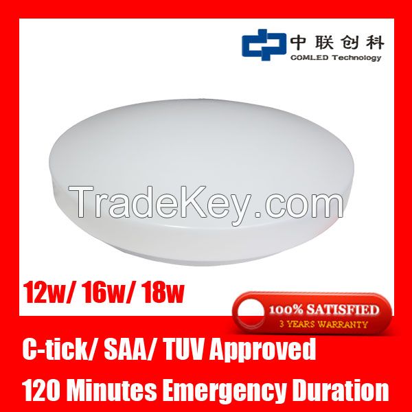 super brightness surface mounted rechargeable led home emergency light led oyster ceiling light 12w