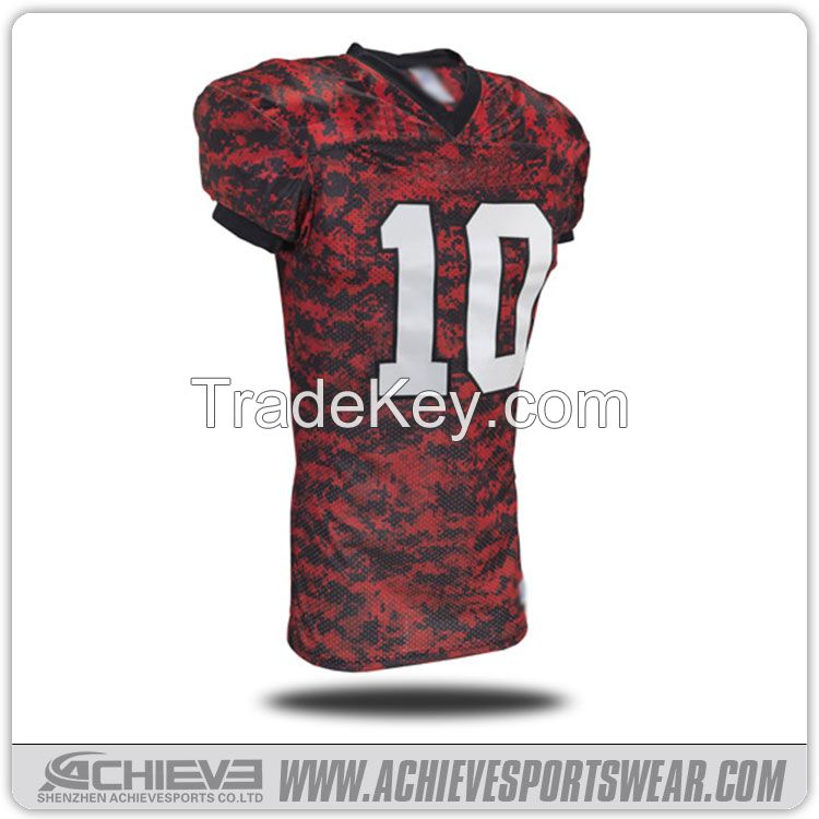 Wholesale customized american football jersey sublimation american foo