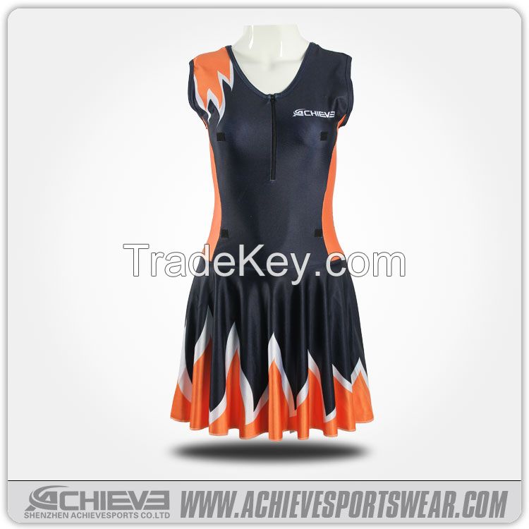 2016 new style girl sexy netball dress