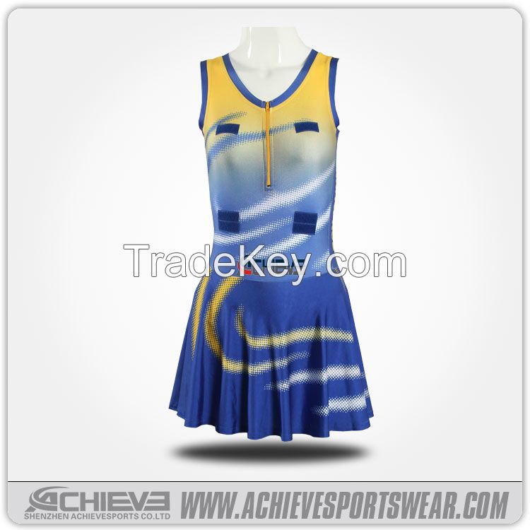 2016 new style girl sexy netball dress