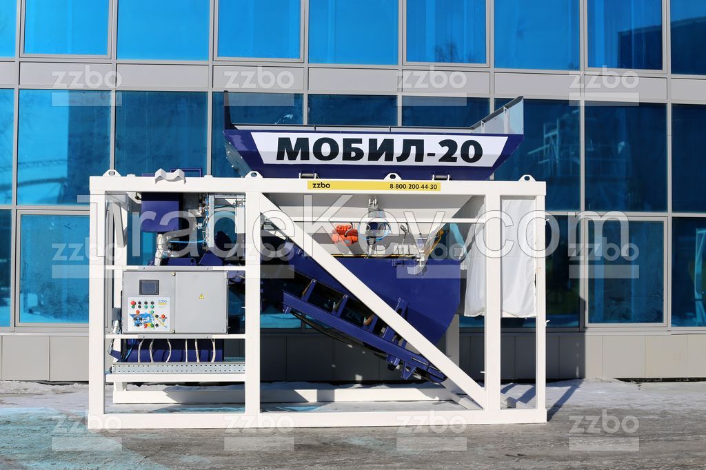 Concrete mixing plant MOBIL-20