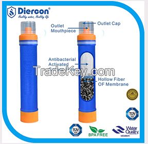 Diercon mini water filter straw durable and simple to use water filtra