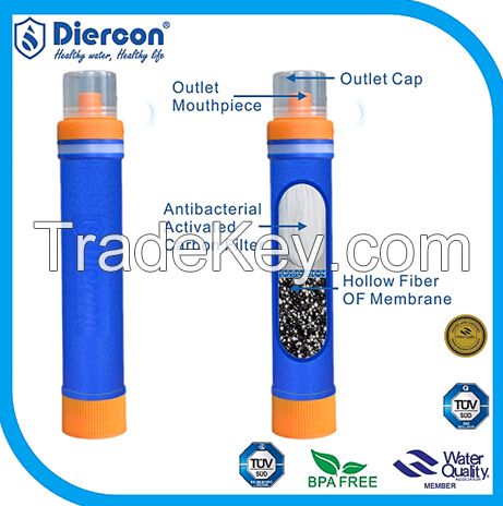 Diercon water filtration life straw